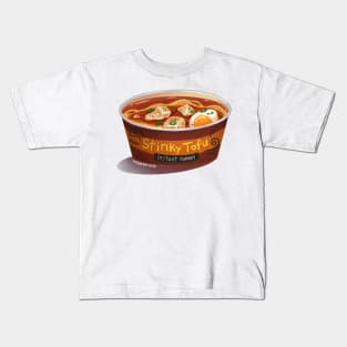 Stinky Tofu Ramen Noodle Kids T-Shirt
